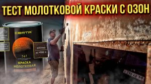 ПОКРАСИЛ ВОРОТА ДЕШЕВОЙ МОЛОТКОВОЙ КРАСКОЙ с OZON и ВОТ ЧТО ВЫШЛО! РЕМОНТ ГАРАЖА СВОИМИ РУКАМИ