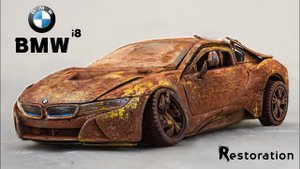 BMW i8 РЕСТАВРАЦИЯ МОДЕЛЬКИ АВТО