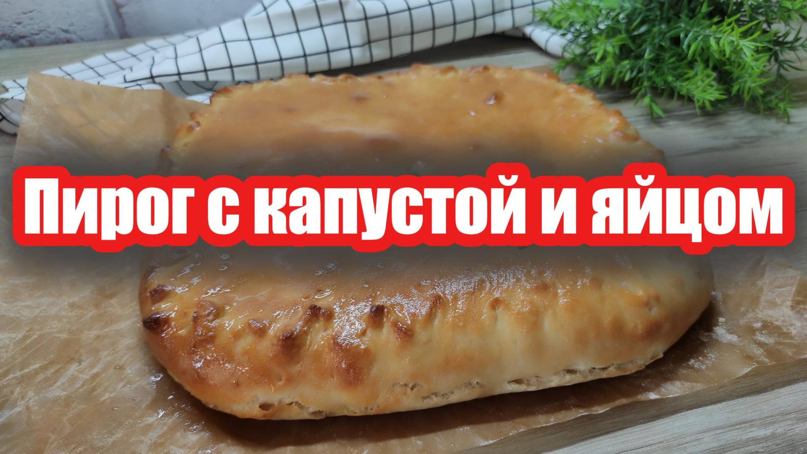 Сочный пирог с капустой и сырым яйцом — тесто подходит для любой выпечки