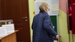 На избирательные участки нижегородцы приходят целыми семьями