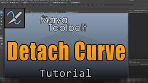 Autodesk Maya - Detach Curve