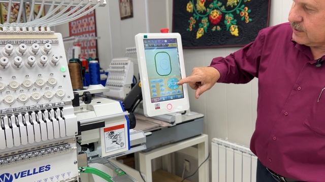 VELLES VE 20C-TS2 - обзор промышленной вышивальной машины