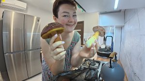 Насобирала ГРИБОВ с утра пораньше) Готовлю Вовану СПЕЦ меню, что бы не КАПРИЗНИЧАЛ, себе ТЮРЮ) Влог