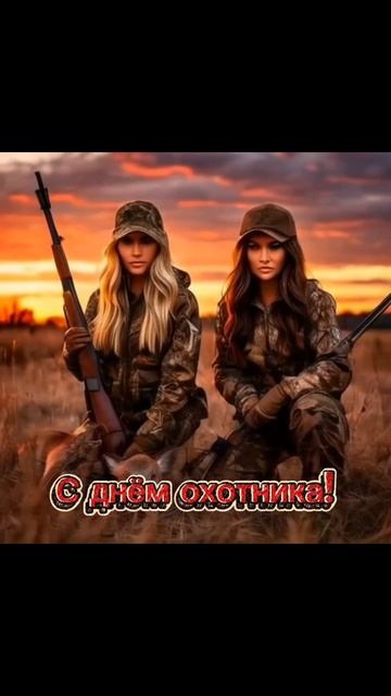 Всех причастных с праздником! С днём охотника! смотреть онлайн