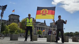 Nationalhymne der DDR in Berlin am 30.08.2025