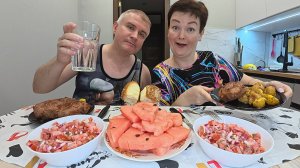 Мукбанг хотим открыть СВОЙ БИЗНЕС, что бы не беспокоиться на ПЕНСИИ! Вкусный ужин, болталка в России