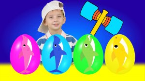 Яйцо сюрприз и Акулёнок - детская песенка