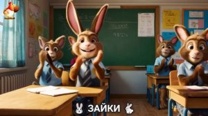 Зая и Зайчата 🐰🐇🐇 Веселые истории из жизни семейства зайчиков (58)