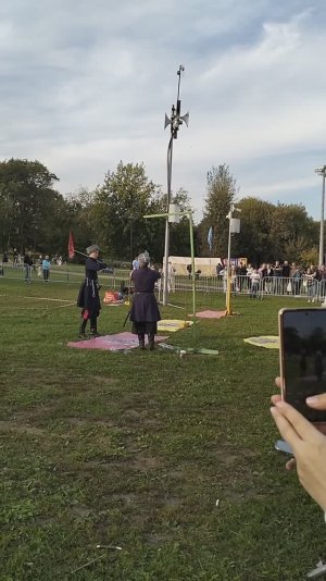 Фланкировка Казачьей шашкой, Казачья станица фестиваль в Коломенском Москва 2025
