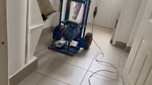 Очистка мусоропровода пескоструйкой