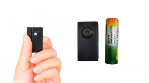 Карманная аккумуляторная видеокамера с записью на карту памяти и детектором движения