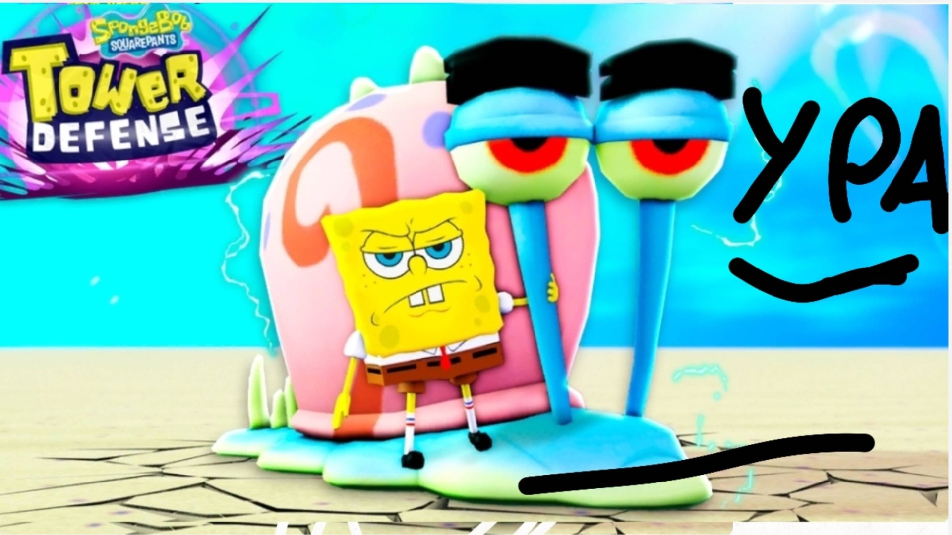 Улучшаем удачу в Спанч боб тавер дефенс с ДИМАЙ смотреть онлайн