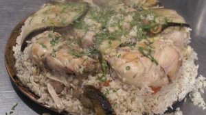 Ливанская кухня в России. Маклюбэ - традиционное блюдо Леванта. Ливанское кафе "Бейрут". Москва