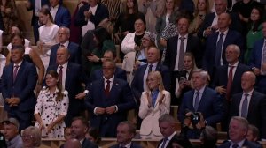 Владимир Путин поздравил москвичей с Днём города
