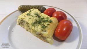Картофельный рулет из пюре с фаршем и сыром. Рецепт рулета из картофеля приготовленного в духовке