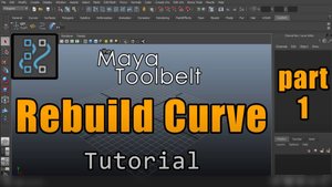 Autodesk Maya - Rebuild Curve - Part 1