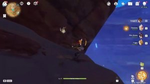 Спокойной всем ночи а я пойду почищу карту Геншин Импакт в сердечке