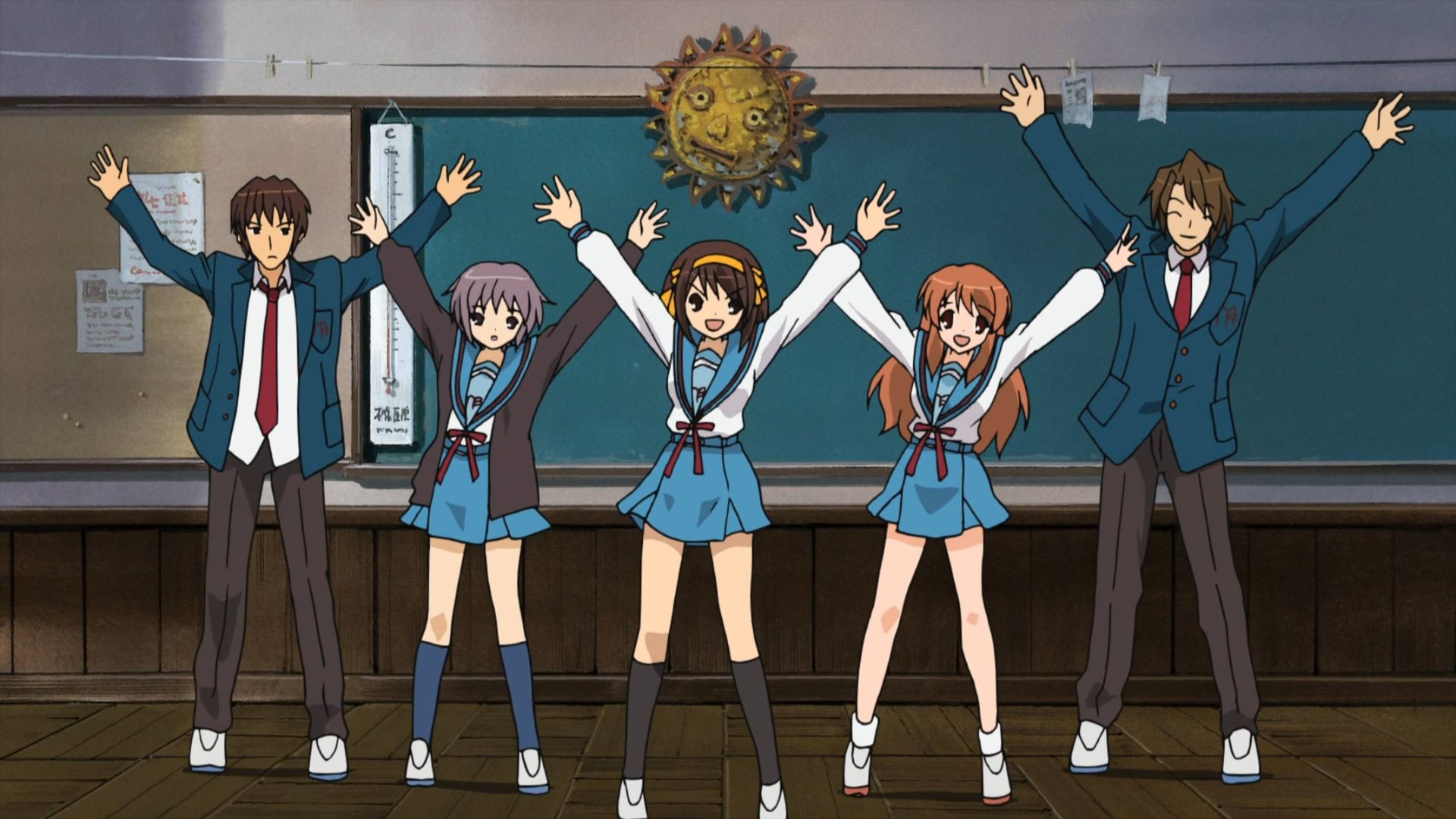 Меланхолия Харухи Судзумии. Эндинг 1 + рус. вер. / Suzumiya Haruhi-chan no yuutsu. En 1 + rus. ver. смотреть онлайн