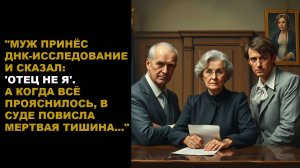 Муж показал результаты ДНК и заявил: 'Отец не я'. Но когда все стало ясно, в суде повисла тишина