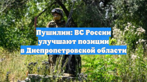 Пушилин: ВС России улучшают позиции в Днепропетровской области