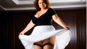 Женщина в чулках