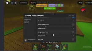 Garden Tower Defense NEW Script | Best GodMode More 2025!