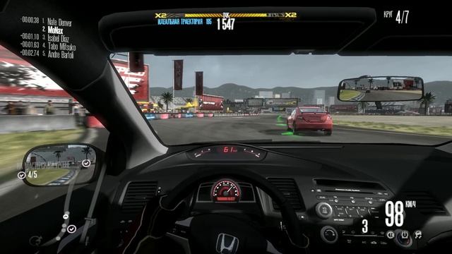 Need for Speed Shift. Гонки по приглашению. Последний герой-круг. Honda Civic CI. Dakota Club-7круг. смотреть онлайн