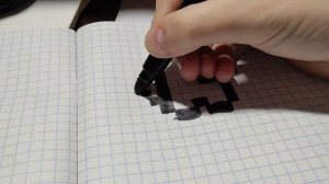 Нарисовать ребенка АМОНГ АС по ячейкам/клеточкам!