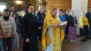 Протоиерей Иоанн Просвирин совершил Литургию в день памяти святых благоверных Петра и Февронии