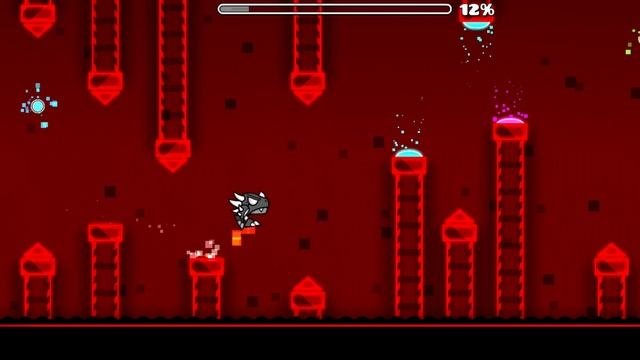 Играю в Geometry Dash