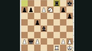 Мат в четыре хода. Белые начинают и выигрывают