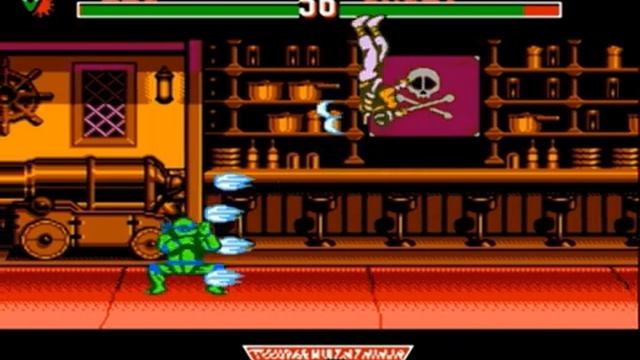 Teenage Mutant Ninja Turtles 4 Tournament Fighters прохождение NES Famicom Dendy. смотреть онлайн