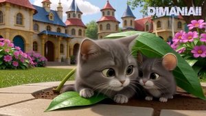 Песенка про  Котёнка | История 4 .Серый котик и дождик |