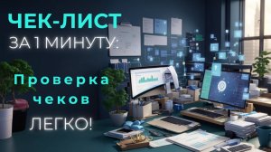 Чек лист за 1 минуту: ЛЕГКО! -- Как создать чек лист для проверки чеков от самозанятых?