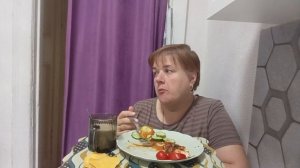 мукбанг/завтрак/ болталка