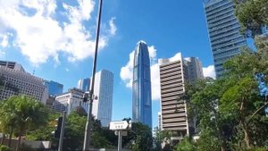 Гонконг по дороге на пик Виктория