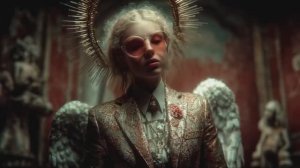 An AI Visual Poem on Human Sin Сегодня Ангел к Вам придет и скажет...