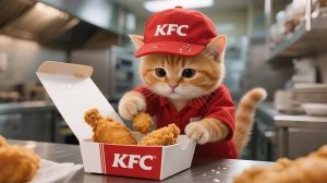 КОТИК РЕШИЛ ЗАРАБОТАТЬ ДЕНЕГ И УСТРОИЛСЯ РАБОТАТЬ В РЕСТОРАН! МИЛОТА НА РАБОТЕ