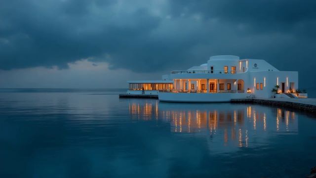 Late Night Chill ~ Soothing Ambient Relaxation for Deep Sleep and Calm Ocean Waters