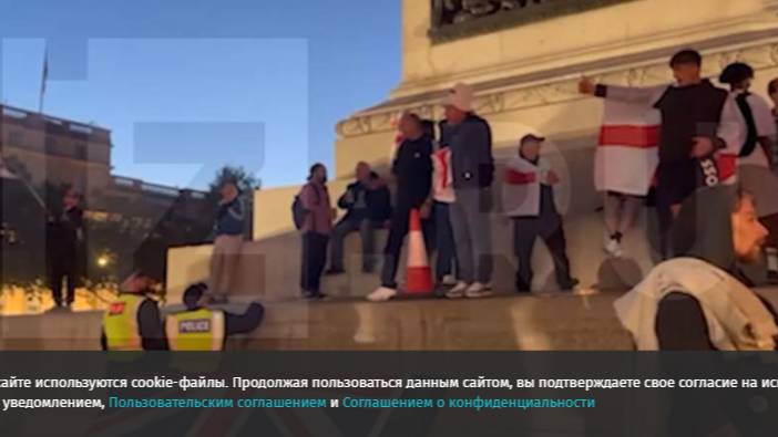 Опубликованы кадры последствий протестов в Лондоне
