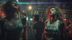 AI Created Cyberpunk Party Rave