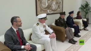 مشاهد من لقاء رئيس الوزراء القطري بقائد القيادة المركزية الأمريكية في الدوحة