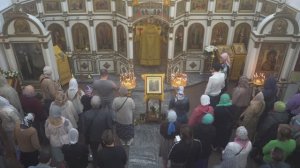 Запись трансляции 14 сентября 8:40. Часы. Литургия