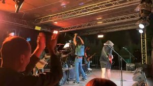 Концерт кавер группы ночью в Москве❤️🔥#концерт #музыка #рок #москва