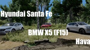 Hyundai Santa Fe vs BMW X5 (F15) vs Haval H6