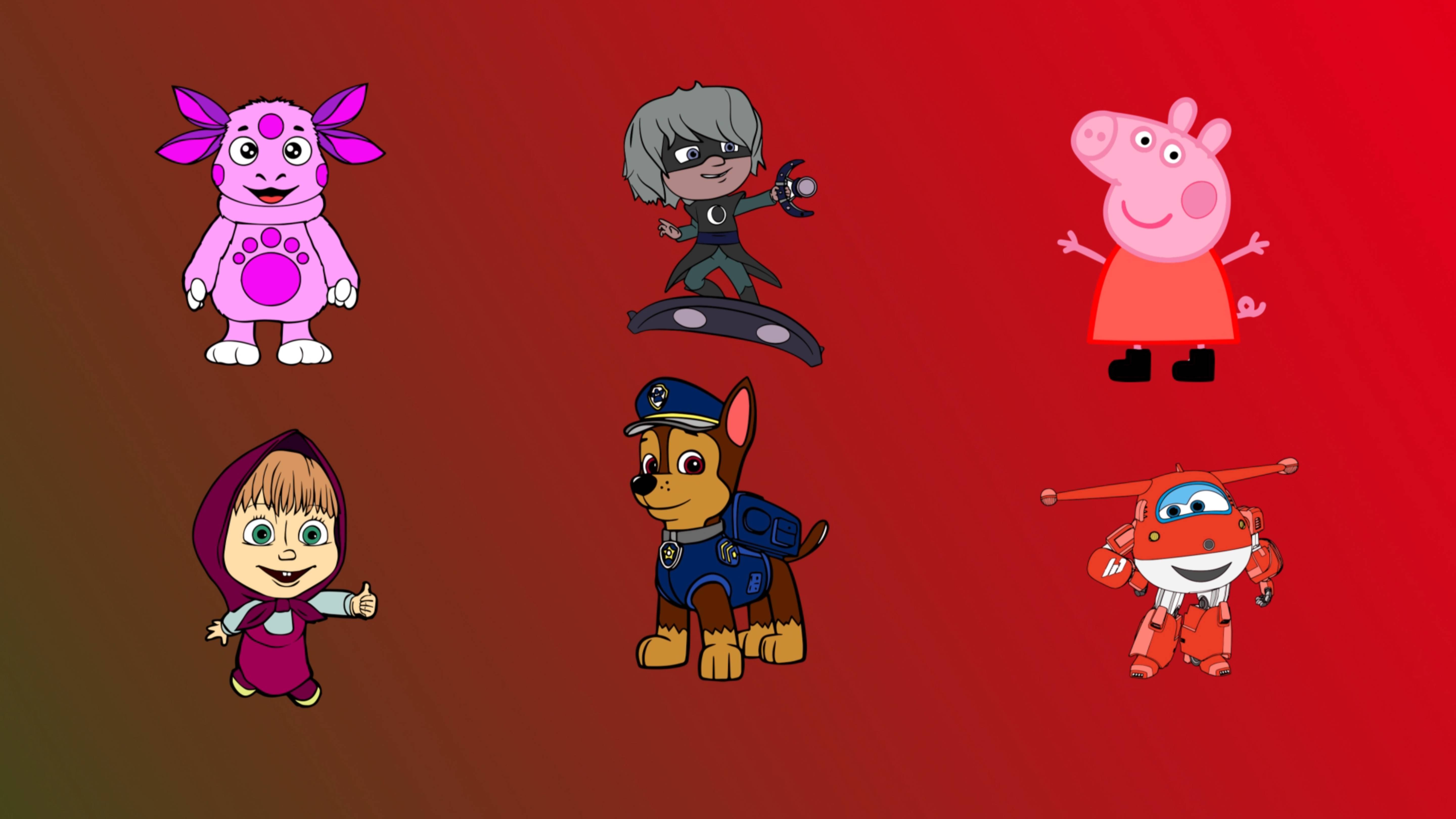 Мультики для детей, пазл, маша и медведь, лунтик, щенячий патруль смотреть онлайн