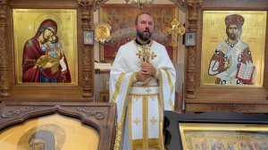 Проповедь отца Ильи.Воскресенье. 14 сентября 2025 года. Начала индикта - церковное новолетие.