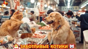 Заботливые котики спешат на помощь 😸😹😻 (333)