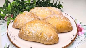 Домашние СОЧНИКИ с творогом на кефире...🥐🍶😋    Рецепт в описании ✍️