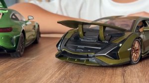 Марк и 3 суперкара в маштабе 1_18  - Mercedes, Lamborghini, Bugatti